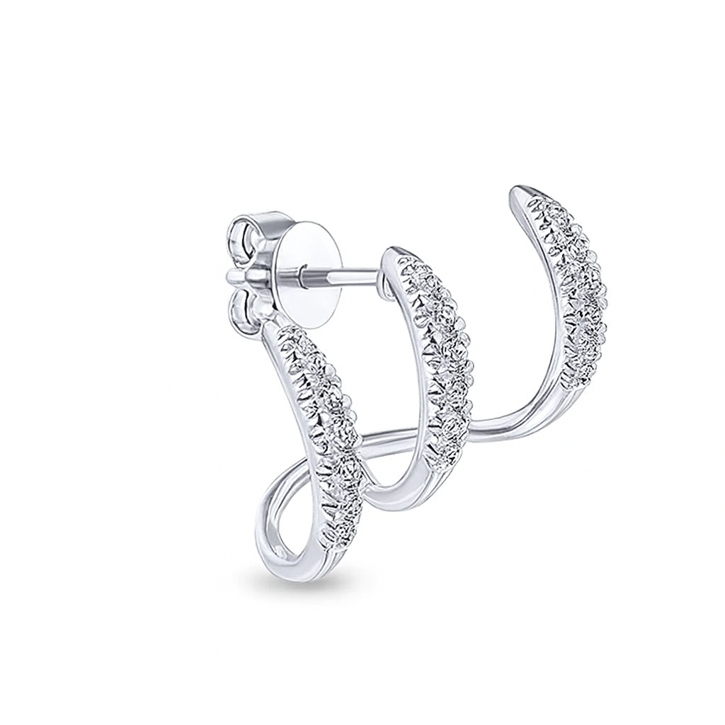Brincos Femininos Prata 925 com Cristal – Design Moderno e Luxuoso 2025
