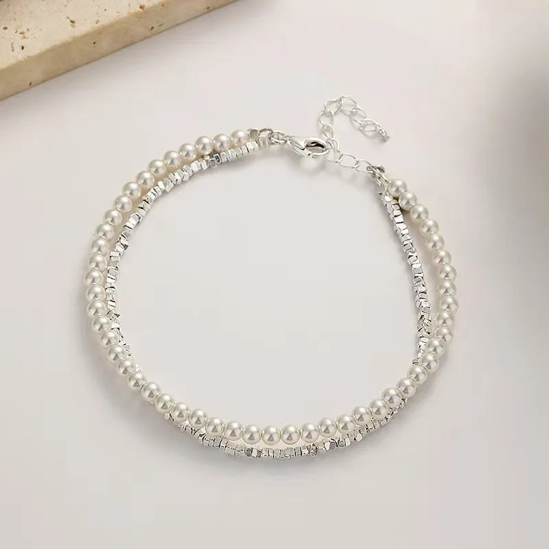 Pulseira Prata 925 Estrelas & Lua – Cristais Zircônia Luxuosos Femininos