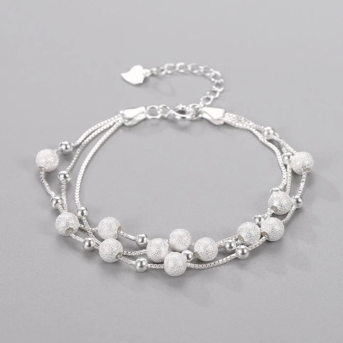 Pulseira Prata 925 Estrelas & Lua – Cristais Zircônia Luxuosos Femininos
