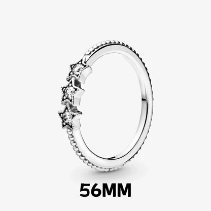 Bracelete, Anel e Brincos de Estrela 925 Sterling Silver — Joia Romântica com Design Clássico