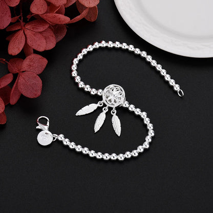 Conjunto Prata 925 Dreamcatcher – Colar, Pulseira e Brincos Femininos