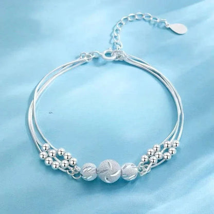 Pulseira Prata 925 Estrelas & Lua – Cristais Zircônia Luxuosos Femininos